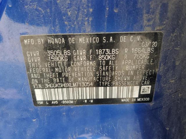 2020 HONDA FIT EX 3HGGK5H8XLM713054