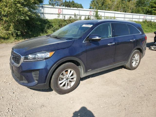 KIA SORENTO LX 2019 blue  gas 5XYPGDA57KG469014 photo #1