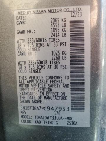 2023 NISSAN ROGUE SV - 5N1BT3BA7PC947953