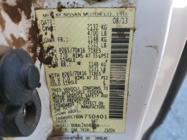 2013 NISSAN FRONTIER S - 1N6BD0CT6DN750401