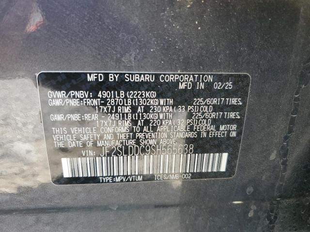 2025 SUBARU FORESTER P JF2SLDDC9SH565638