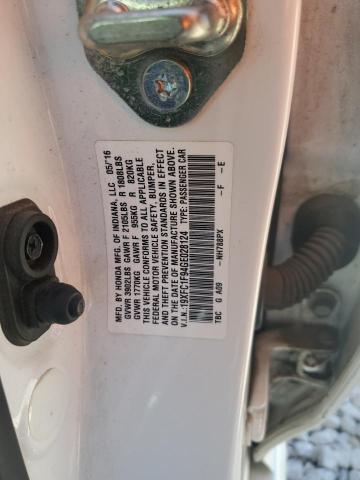 2016 HONDA CIVIC TOURING 19XFC1F94GE028124