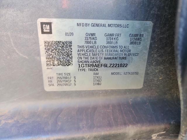 2020 GMC SIERRA K15 - 1GTR9AEF6LZ221022