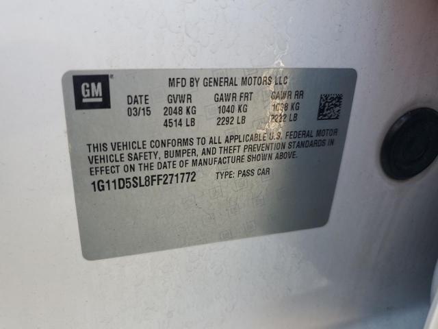 2015 CHEVROLET MALIBU 2LT - 1G11D5SL8FF271772