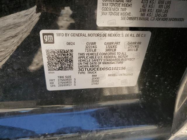 2025 GMC SIERRA K1500 ELEVATION 3GTUUCED0SG102156