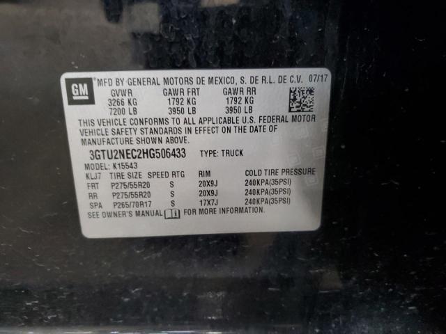 2017 GMC SIERRA K15 - 3GTU2NEC2HG506433