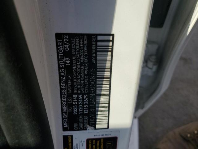 2022 MERCEDES-BENZ C 300 4MAT W1KAF4HB4NR050876