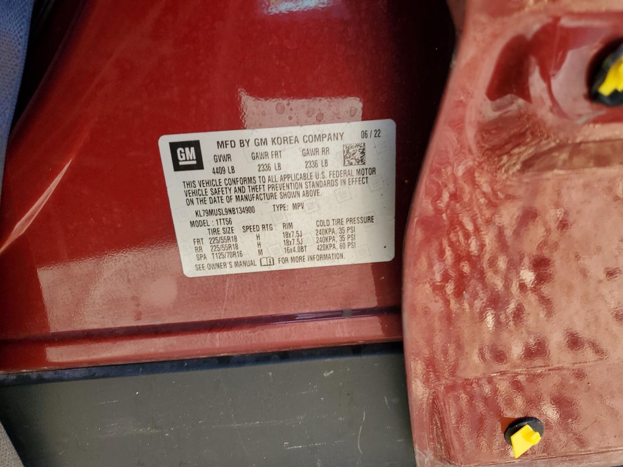 CHEVROLET TRAILBLAZER RS