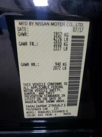 2017 NISSAN ALTIMA 2.5 - 1N4AL3AP6HC296621