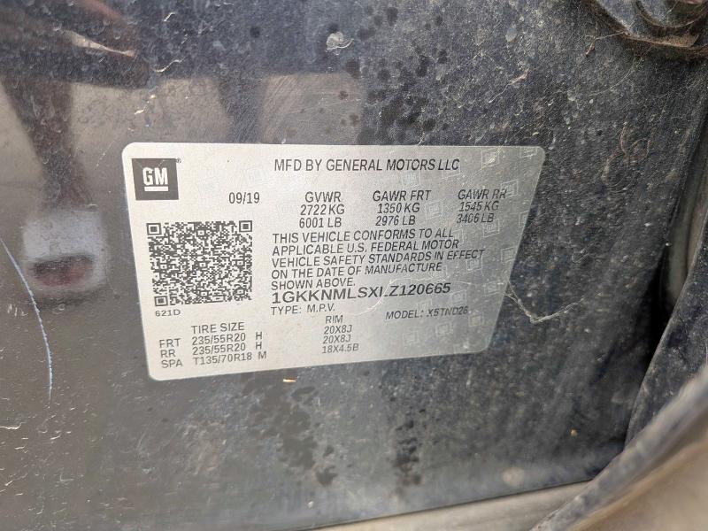 2020 GMC ACADIA SLT 1GKKNMLSXLZ120665