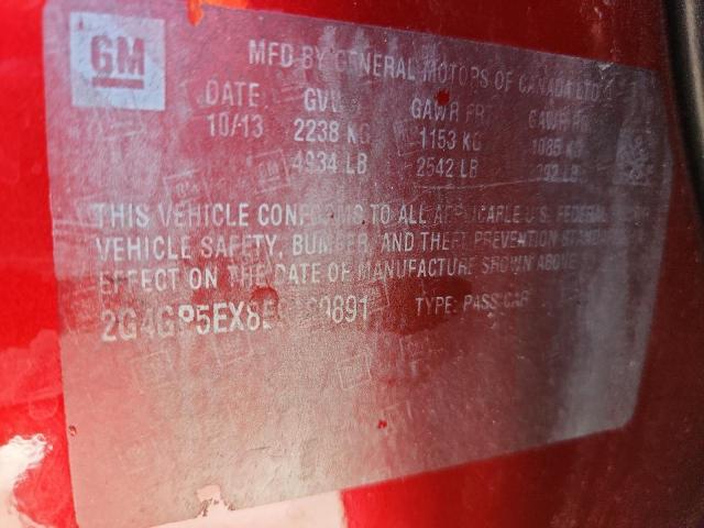 2014 BUICK REGAL PREM #3290639777