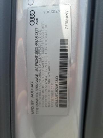 2019 AUDI A6 PREMIUM PLUS WAUL2AF23KN052330