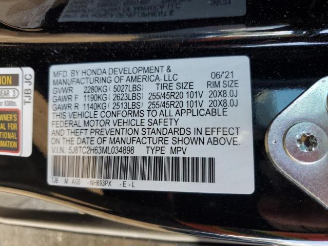 2021 ACURA RDX A-SPEC 5J8TC2H63ML034898