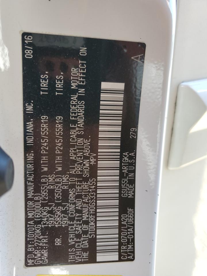 TOYOTA HIGHLANDER LIMITED