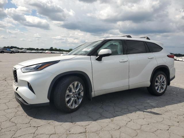 TOYOTA HIGHLANDER 2022 white  gas 5TDDZRBH5NS204618 photo #1