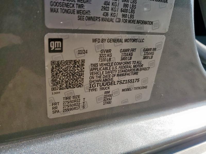 2025 GMC SIERRA K15 1GTUUGEL7SZ155175