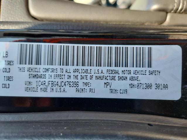 2018 JEEP GRAND CHER 1C4RJFBG4JC476396