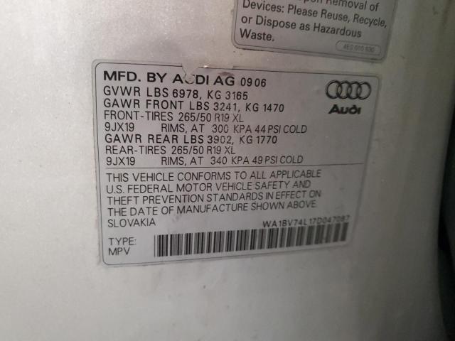 2007 AUDI Q7 4.2 QUATTRO PREMIUM #3278720620
