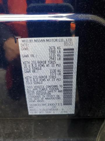 2023 NISSAN PATHFINDER 5N1DR3CC0PC260711