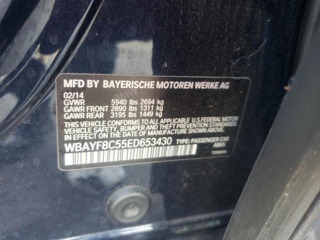 2014 BMW 750 LXI - WBAYF8C55ED653430