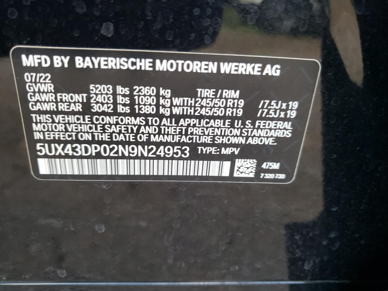 BMW X3 SDRIVE30I