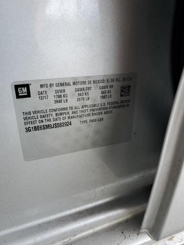 2018 CHEVROLET CRUZE LT - 3G1BE6SM9JS582924