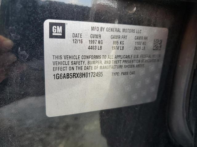 2017 CADILLAC ATS - 1G6AB5RX8H0172495