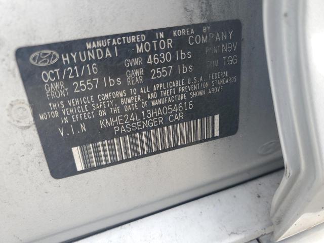 2017 HYUNDAI SONATA HYB KMHE24L13HA054616