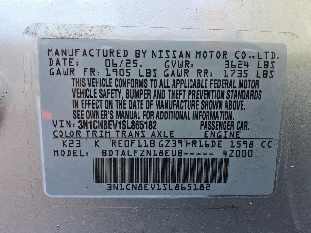 2025 NISSAN VERSA SV - 3N1CN8EV1SL865182