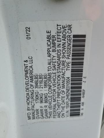 2022 HONDA CIVIC SPOR #3292479694