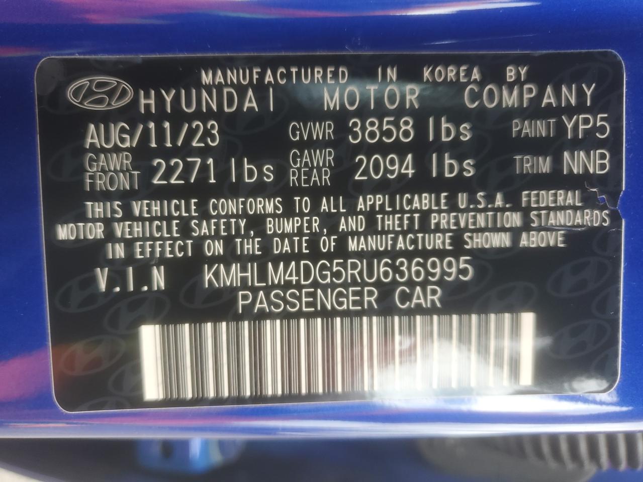 HYUNDAI ELANTRA SEL