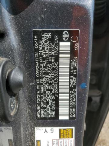 2016 TOYOTA PRIUS #3291336149