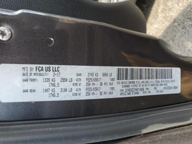 2017 DODGE GRAND CARAVAN GT 2C4RDGEG7HR714638