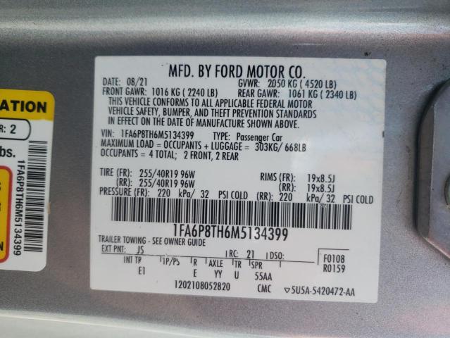 2021 FORD MUSTANG #3286682305