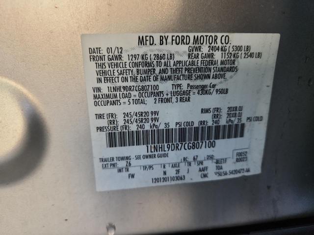 2012 LINCOLN MKS #3308426310