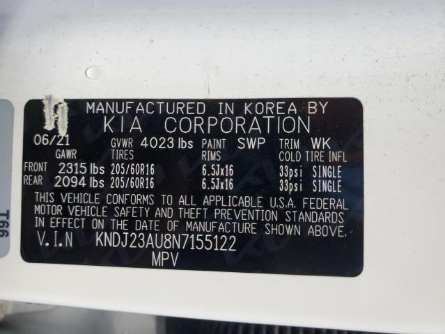 2022 KIA SOUL LX KNDJ23AU8N7155122