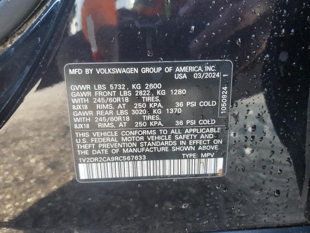 2024 VOLKSWAGEN ATLAS SE #3303884740