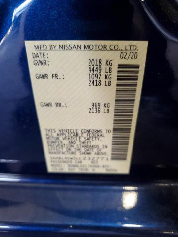 2020 NISSAN ALTIMA SR - 1N4BL4CW3LC232771