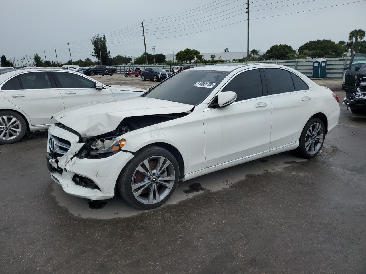 Lot #3240805189 2018 MERCEDES-BENZ C 300 4MAT