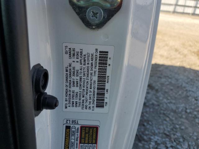 2015 HONDA CIVIC EXL 2HGFG3B09FH517291