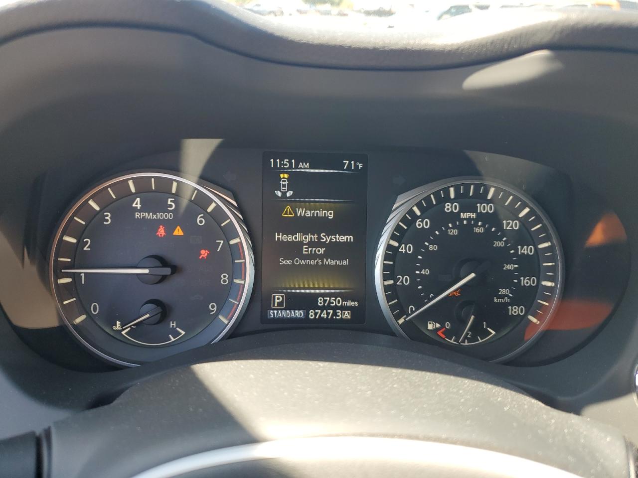 INFINITI Q50 SENSORY