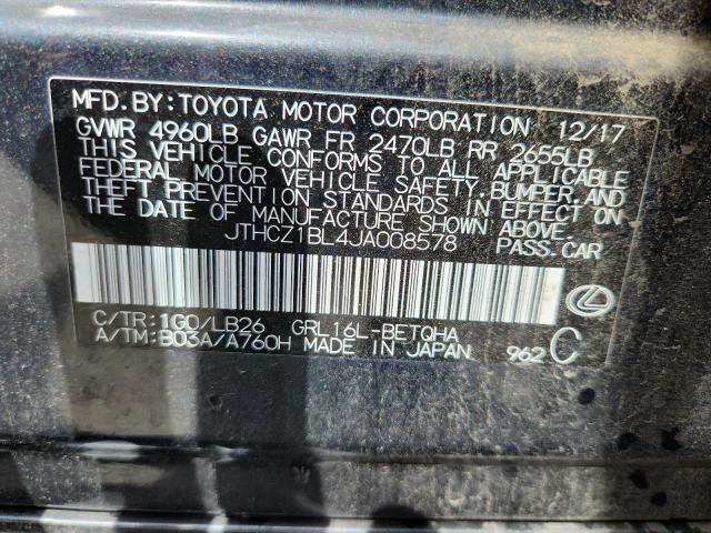 2018 LEXUS GS 350 BAS - JTHCZ1BL4JA008578