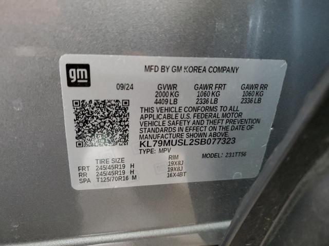 2025 CHEVROLET TRAILBLAZE KL79MUSL2SB077323