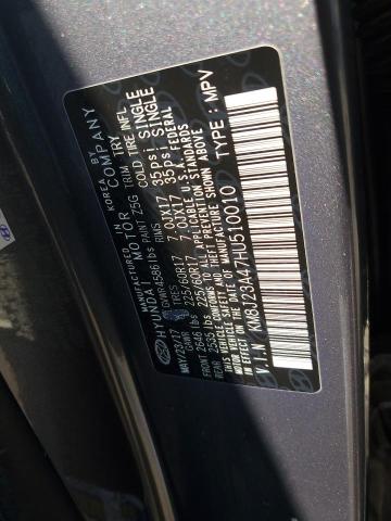 2017 HYUNDAI TUCSON SE KM8J23A47HU510010