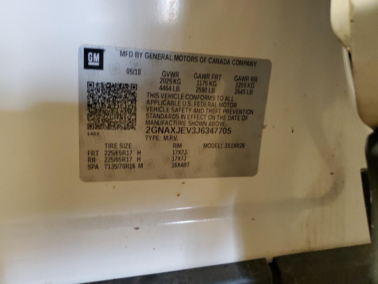 CHEVROLET EQUINOX LT