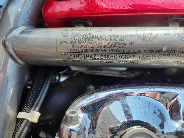 2004 HARLEY-DAVIDSON VRSCA - 1HD1HAZ124K807062