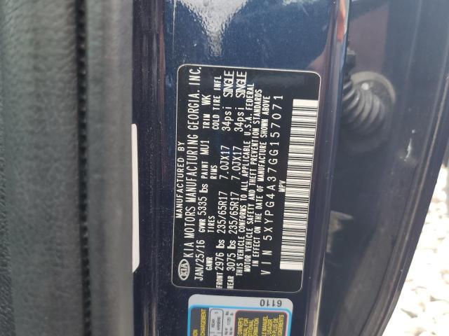 2016 KIA SORENTO LX 5XYPG4A37GG157071