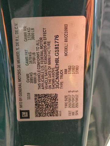 2020 CHEVROLET SILVERADO - 3GCNWAEH8LG181776