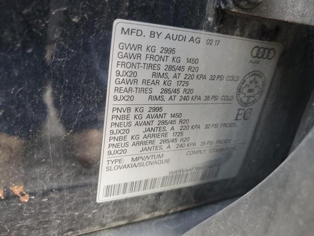 2017 AUDI Q7 TECHNIK WA1WAAF76HD046738