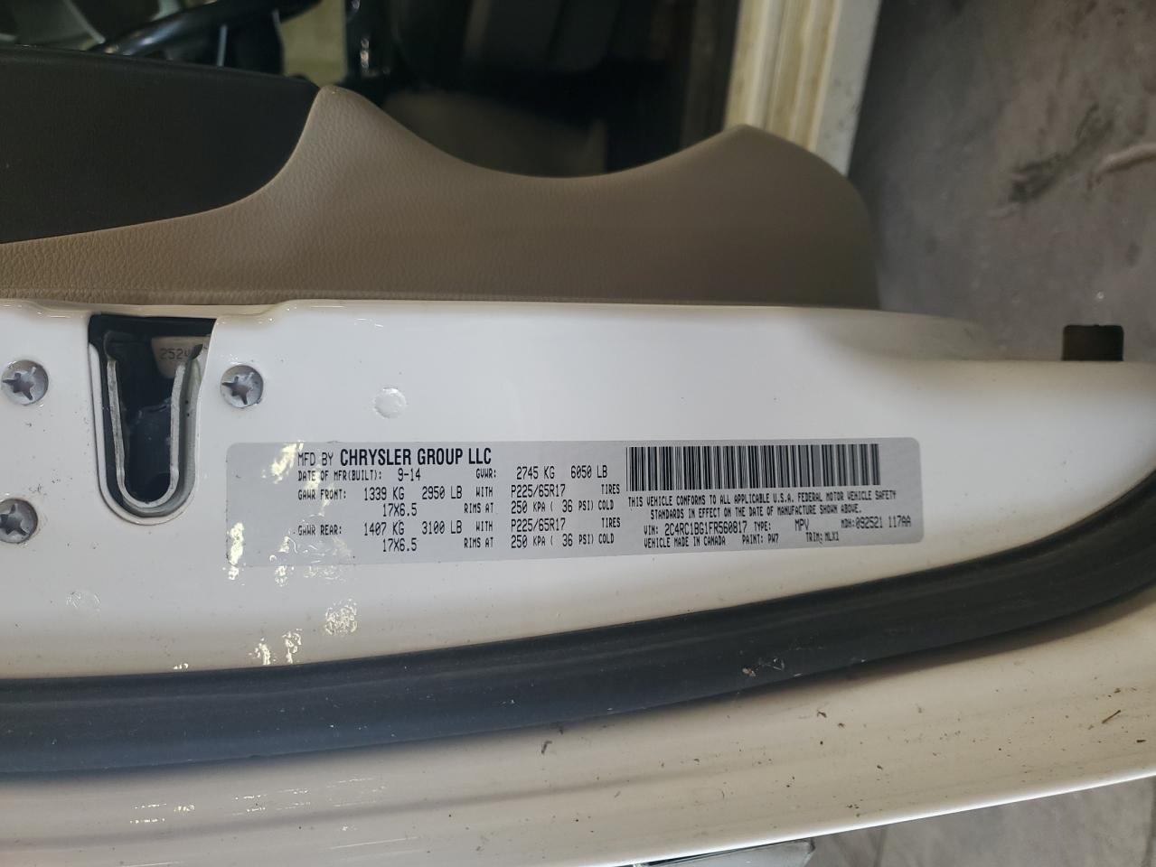 CHRYSLER TOWN & COUNTRY TOURING